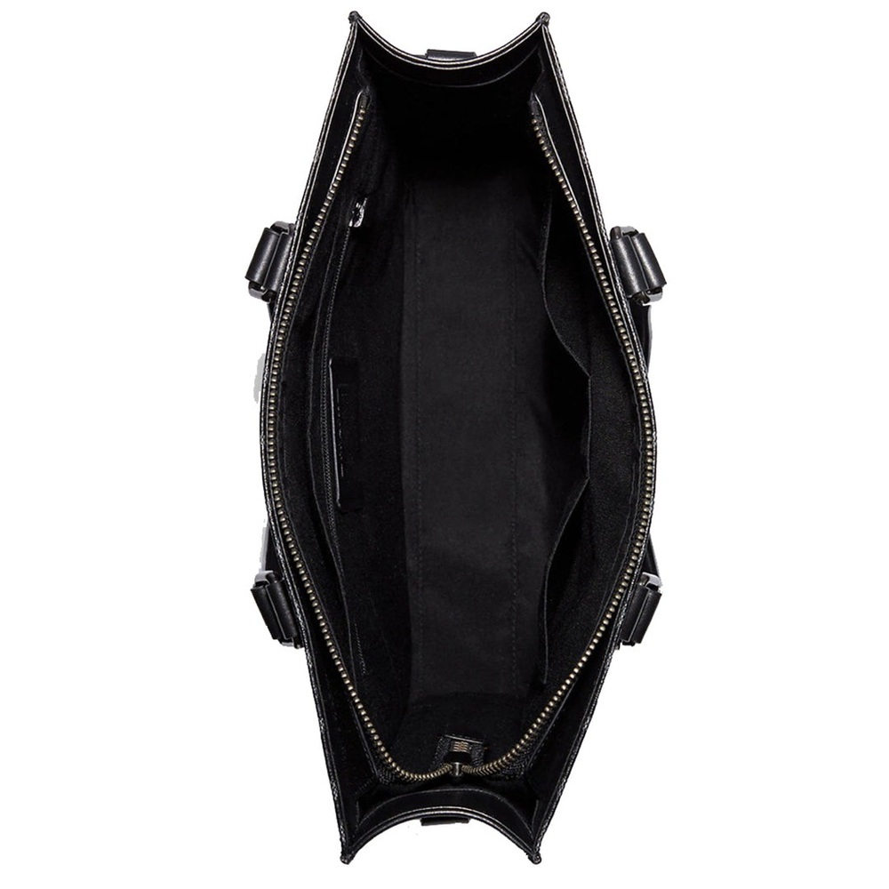 Coach Graham Structured Tote Bag in Signature Canvas in Charcoal/ Black C3232 - Picture 5 of 13